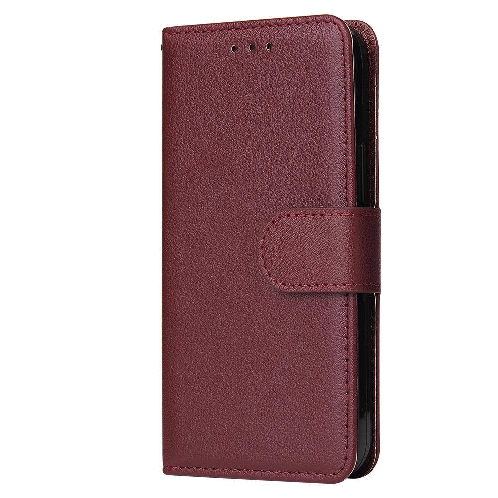 For iPhone 11 Pro Max Case Magnetic PU Leather Stand Flip Phone Cover