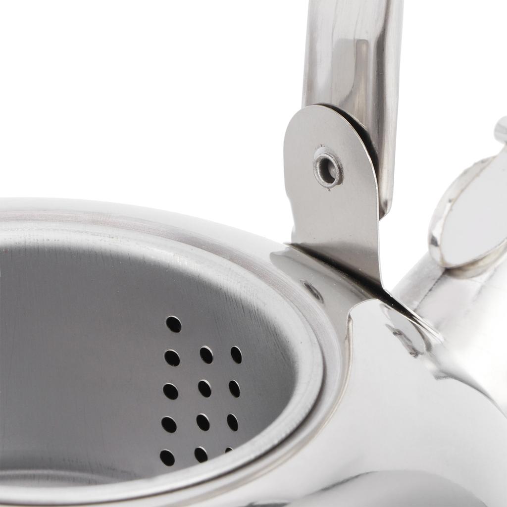 304 Stainless Steel Teapot Flat Bottom Induction Cooker Water Kettle Tea Pot with Filter