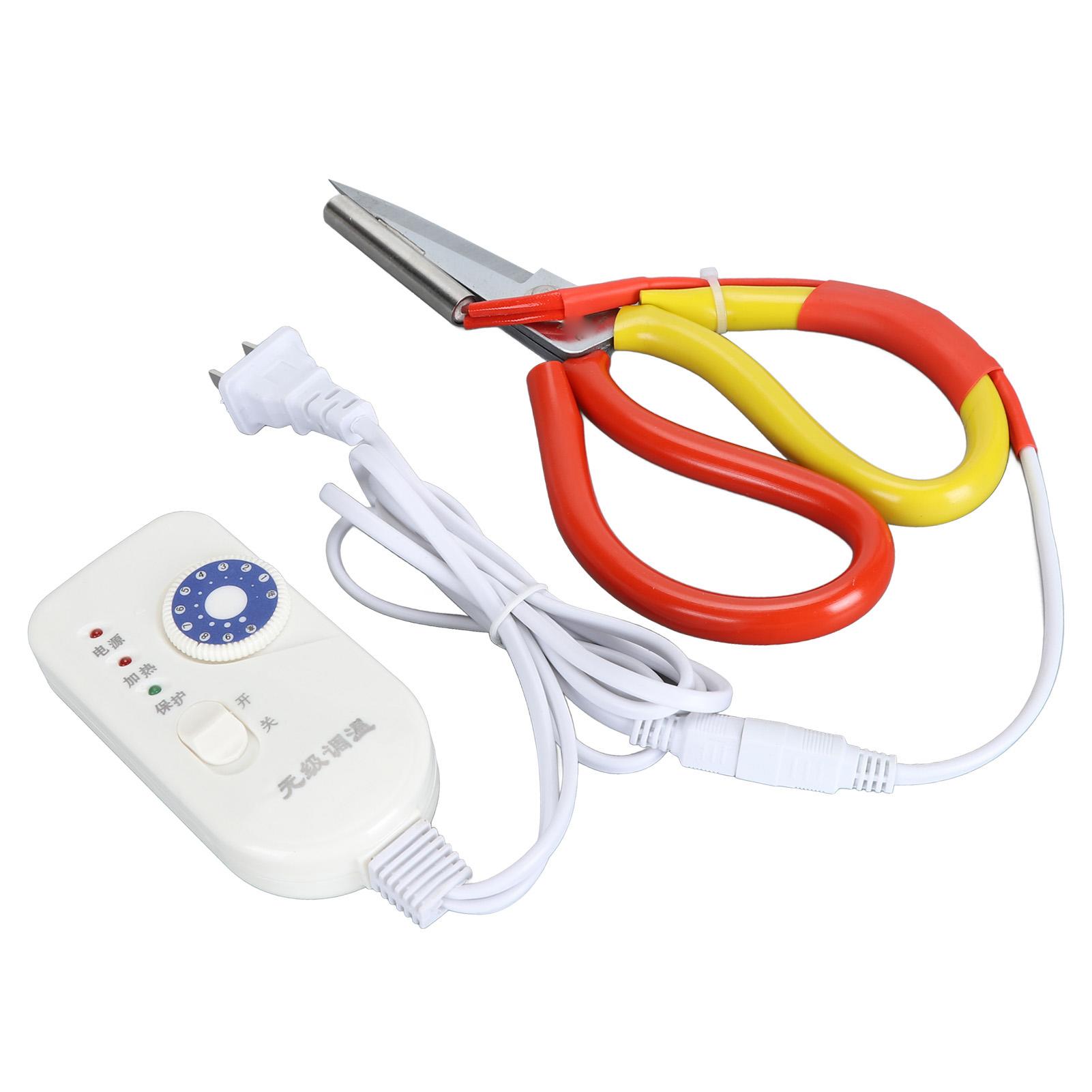 

Ножиці з підігрівом 9 температур Електричні ножиці з підігрівом Ріжучі кравецькі ножиці для різання Тканини