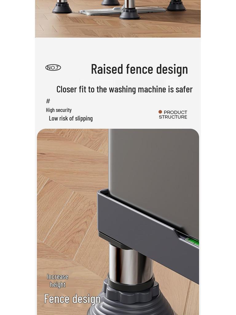 Universal Heightening Stand for Washing Machine, Refrigerator, Dishwasher - Elevated Storage Rack