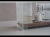 Organizzatore di Lusso in Acrilico per Cosmetici per Lavandino del Bagno o Scrivania