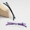New Fashionable Anti Blue Light Reading Glasses for Men Casual Frameless Corrective eyewear for Women Classic Long-Distance Prescription eyeglass