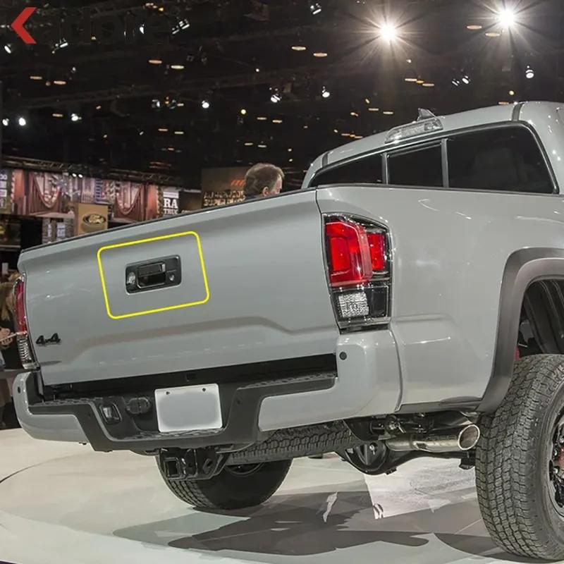 Rear Trunk Handle Bowl Cover Trim For Toyota Tacoma 2015- Chrome Car Tailgate Door Handles Catch Cap Trims Accessories