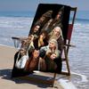 proof beach towel with a The Lord of the Rings pattern - soft,absorbent,quick-drying,machine washable - perfect for swimming,camping,bathing