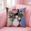 bright HHenri Matisse Cushion Cover Pillow Case Ultra Soft Skin Friendly Fabric Cloud Like Comfort  Concealed Zipper
