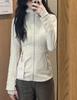Lulu Original Women's Windproof Softshell Hooded Jacket for Yoga - Breathable Autumn/Winter Coat