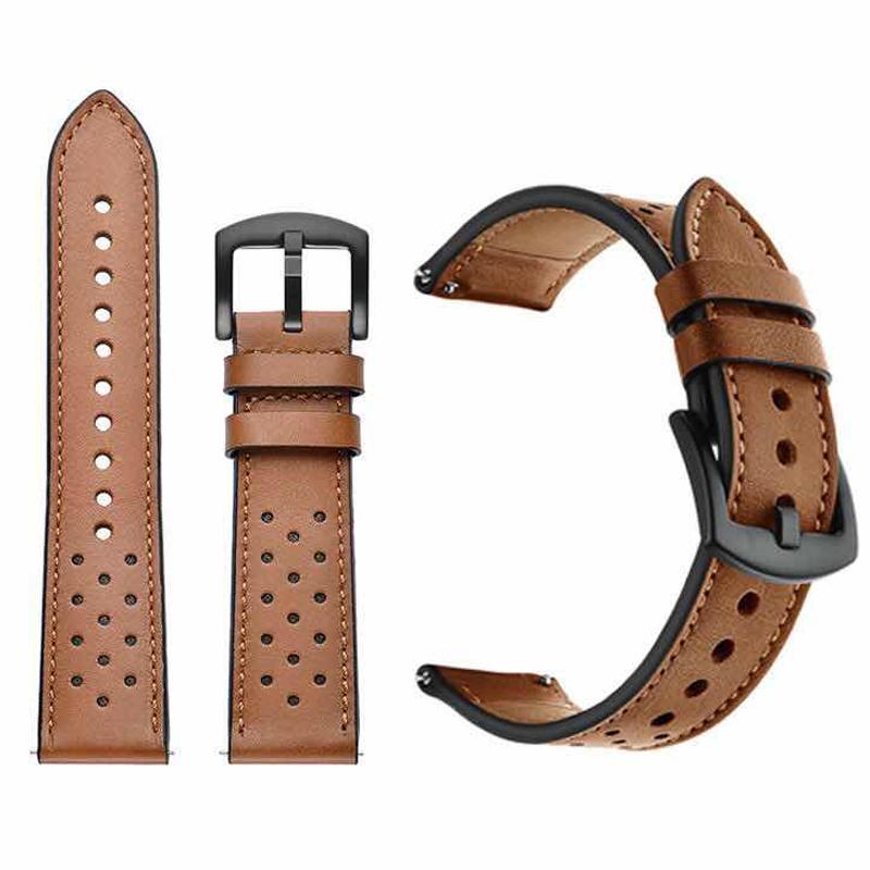 

Watch Band for Apple Watch Series 10 42mm/9 8 7 41mm/SE (2023) SE (2022) SE 6 5 4 40mm/3 2 1 38mm Leather Coated Silicone Watch Band Brown