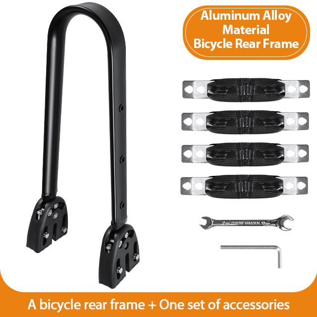 NEWBOLER Aeropack Lega di Alluminio Portapacchi per Bicicletta Serratura a Combinazione Borsa da Bici Bikepacking Per Bici MTB e Gravel Portapacchi Scaffale