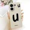 For Xiaomi Poco X8 Pro / X8 Pro Max Lucky Initial Letter Phone Case For Poco X8Pro X 8 Pro Max 5G Soft Silicone Cases Bumpers