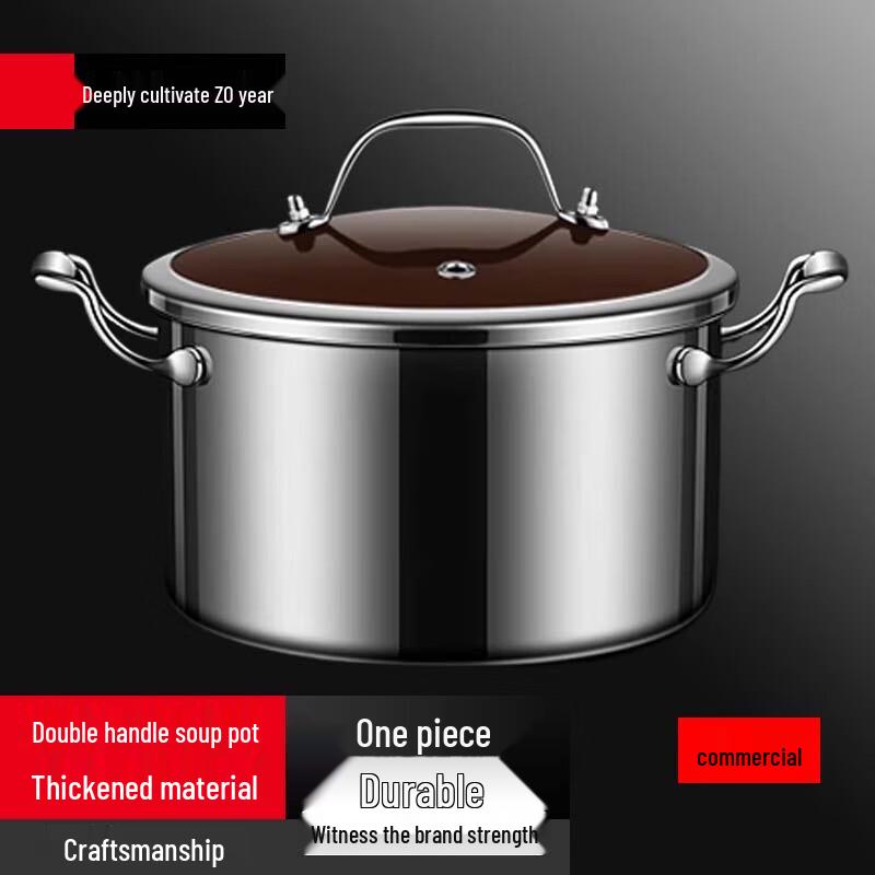 316 Stainless Steel Double Handle Multi-Purpose Pot