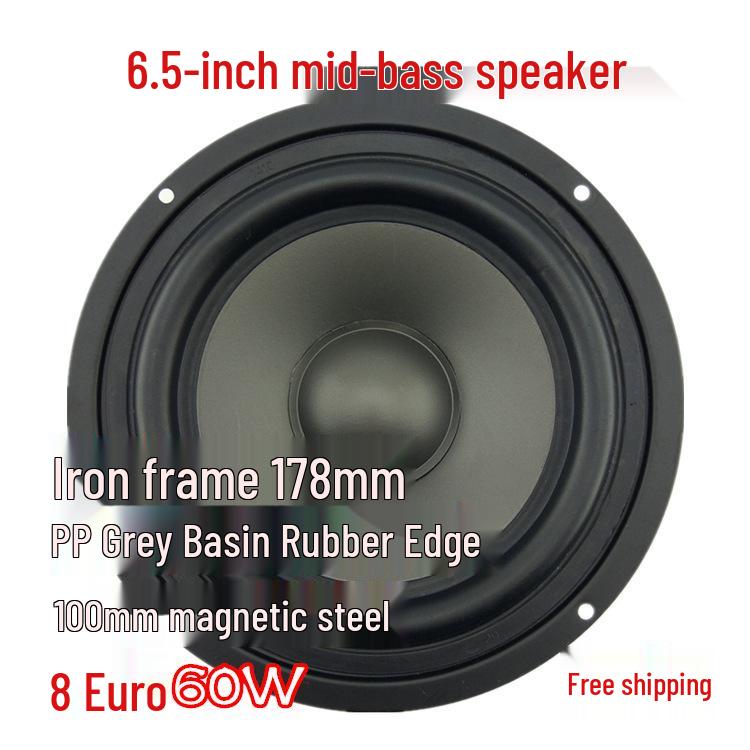 Variety of Mid-Range & Bass Speakers with Positive/Reverse Edge - Sizes: 4.5", 5.5", 6.5", 8", 10