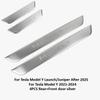 Stainless Steel Door Welcome Pedals for Tesla Model Y Juniper Model 3 2025+ Sill Protector Bars Cover Interior Car Accessories