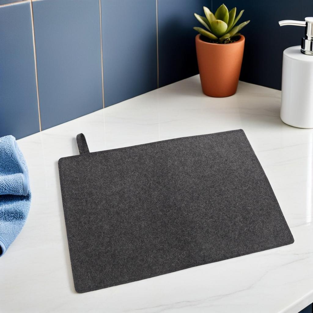 2Pcs Felt Sauna Bench Cushion Thick Waterproof Nonslip Seat Pad Portable Sauna Bath Mats Steam Room Seat Cushion