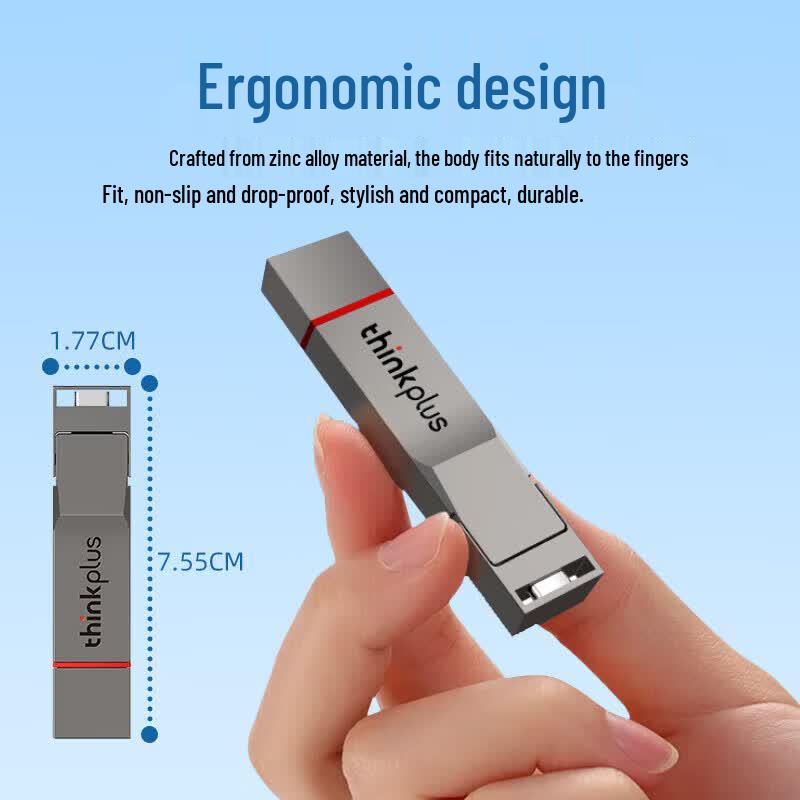 Lenovo ThinkPlus TU280 Pro Dual-Port Solid State USB Drive