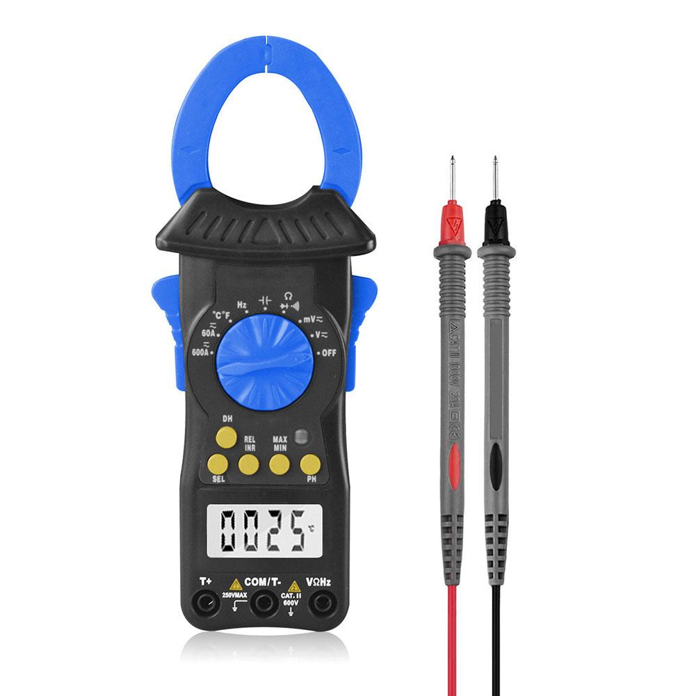 High Accuracy Digital Clamp Meter Auto Range Multimeter AC DC Current Tester Auto-Ranging Clamp Meter 19.3x7.3cm