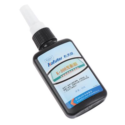 Colla UV da 50 ml Adesivo a Polimerizzazione K-300 Adesivo Trasparente Cristallo per Vetro Gule