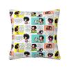 Custom Mafalda Kawaii Vintage Quino Comic Cartoon Mang Anime Throw Pillow for Living Room Luxury Cushion Cover Square Pillowcase