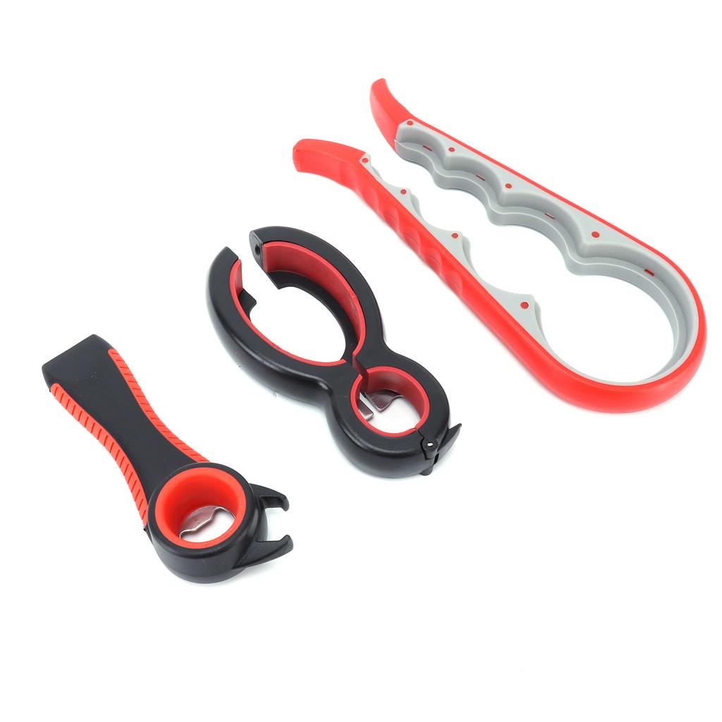 3Pcs/Set Portable Can Opener Multifunctional Opener Set for Bottle Jar Can Cap Restaurant