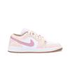Jordan Air Jordan 1 Pink Floral Sea Abrasion Resistant Low Top Vintage Basketball Shoes Unisex Pink White DC0774-202(Team724-)