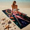 Dragon Throne Stylish Digital Printing Beach Towel Quick‑Drying Absorbent Blanket for Beach Pool Gym Travel C337