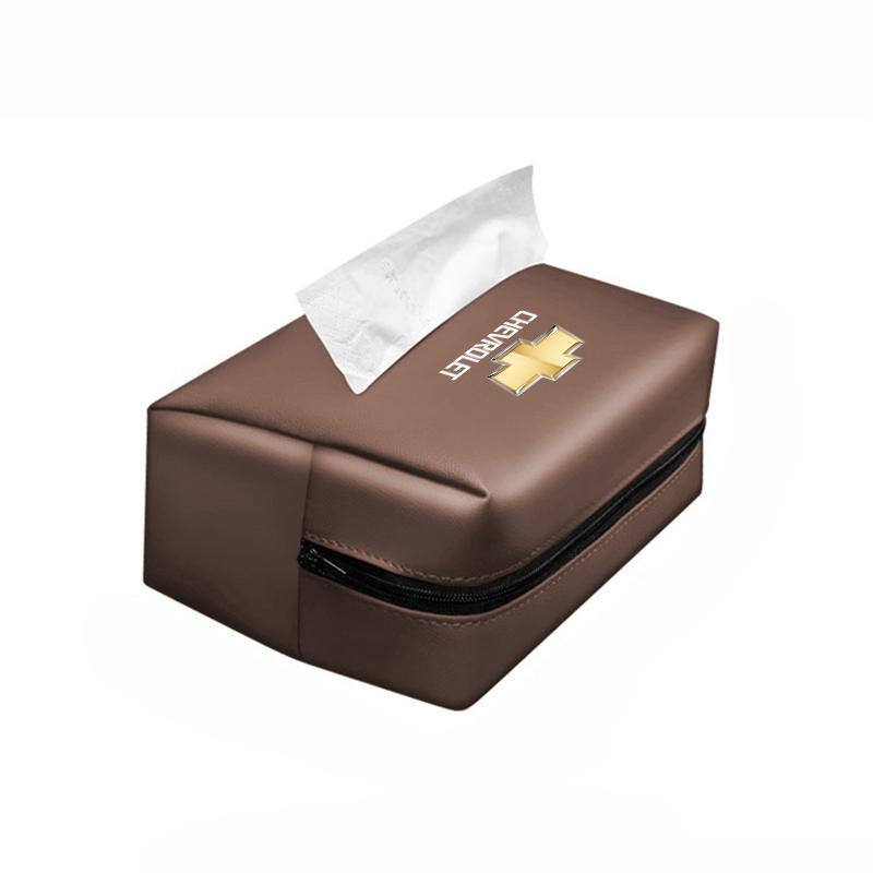 

Soft Leather Car Tissue Box Hanging Toilet Paper Bag For Chevrolet Cruze Malibu Colorado Suburban Equinox Blazer Trax Camaro