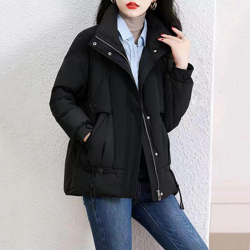 Women's 2025 Hot Style Red Thickened Down Cotton Jacket