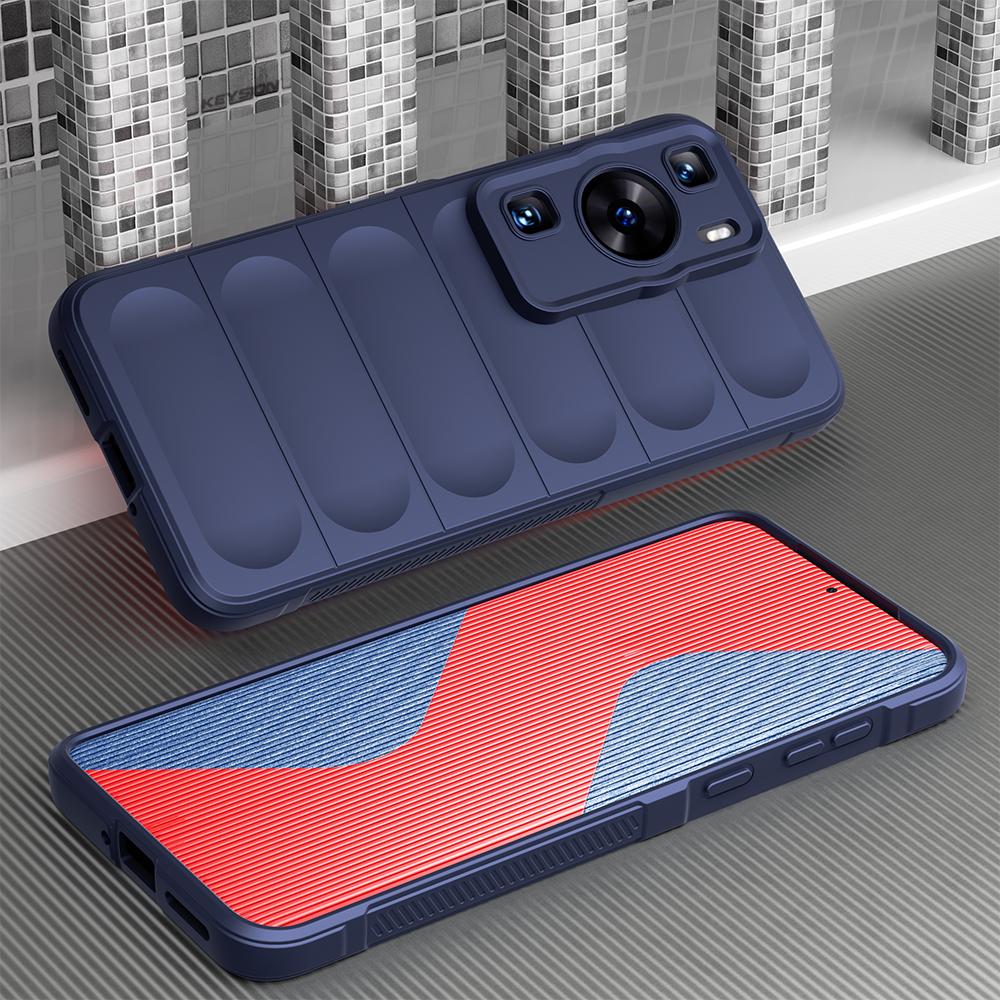 KEYSION Shockproof Case for Huawei P60 Pro Anti-skid Soft Silicone Phone Back Cover for Huawei Nova 11 Pro 11i 9 8i Y71 Y70 Y61