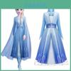 Rochie respirabilă albastru deschis Frozen 2 Elsa, Costum Prințesă Regina Zăpezii, Pentru Vârste 3-10