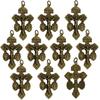 10 Pcs Metal Pardon Crucifix Catholic Pendant With St Benedict and Milagrosa Medal DIY For Rosary Necklace Making Parts