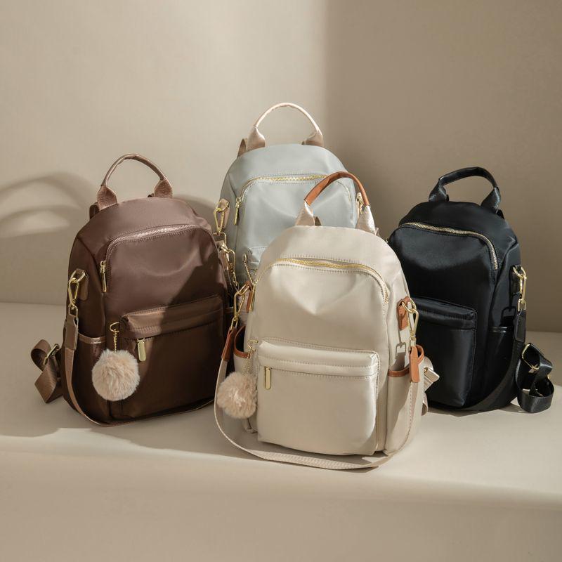 2025 Women's Oxford Cloth Backpack: New Korean Style, Versatile, Fashionable, Large Capacity, Anti-Theft Schoolbag