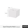 Multi-Use Storage Box for Kitchen, Desk, and Bathroom