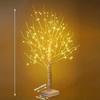 60CM Birch Tree Light Warm White USB Battery Power Holiday Decorative Tree Christmas Halloween Easter Gift