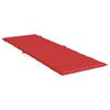 vidaXL Sun Lounger Cushion Red 186x58x4 Cm Oxford Fabric