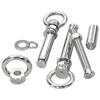 304 Stainless Steel Expansion Bolts With Eye Screws For Wall Anchors 50 150mm Lengths Waterproof And Rust Proof Design