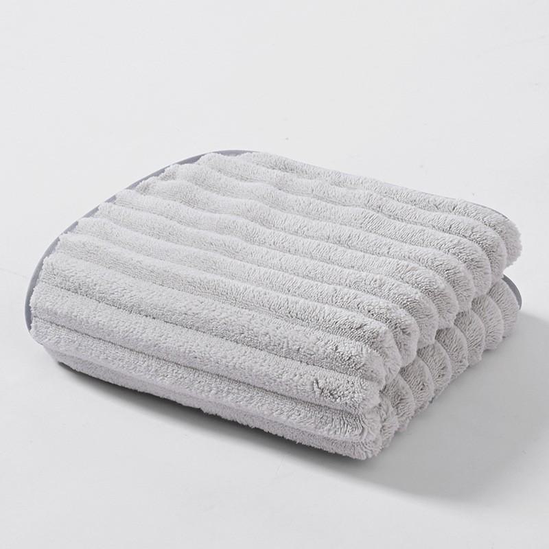 Tilpasset Broderi Fortykket Korallfleece Håndkle: Absorberende Bade-, Trenings- og Bassenghåndkle