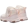 Anta Kids Fashion Versatile Plush Non-Slip Warm Boots Baby boots Pink White A22440057-1