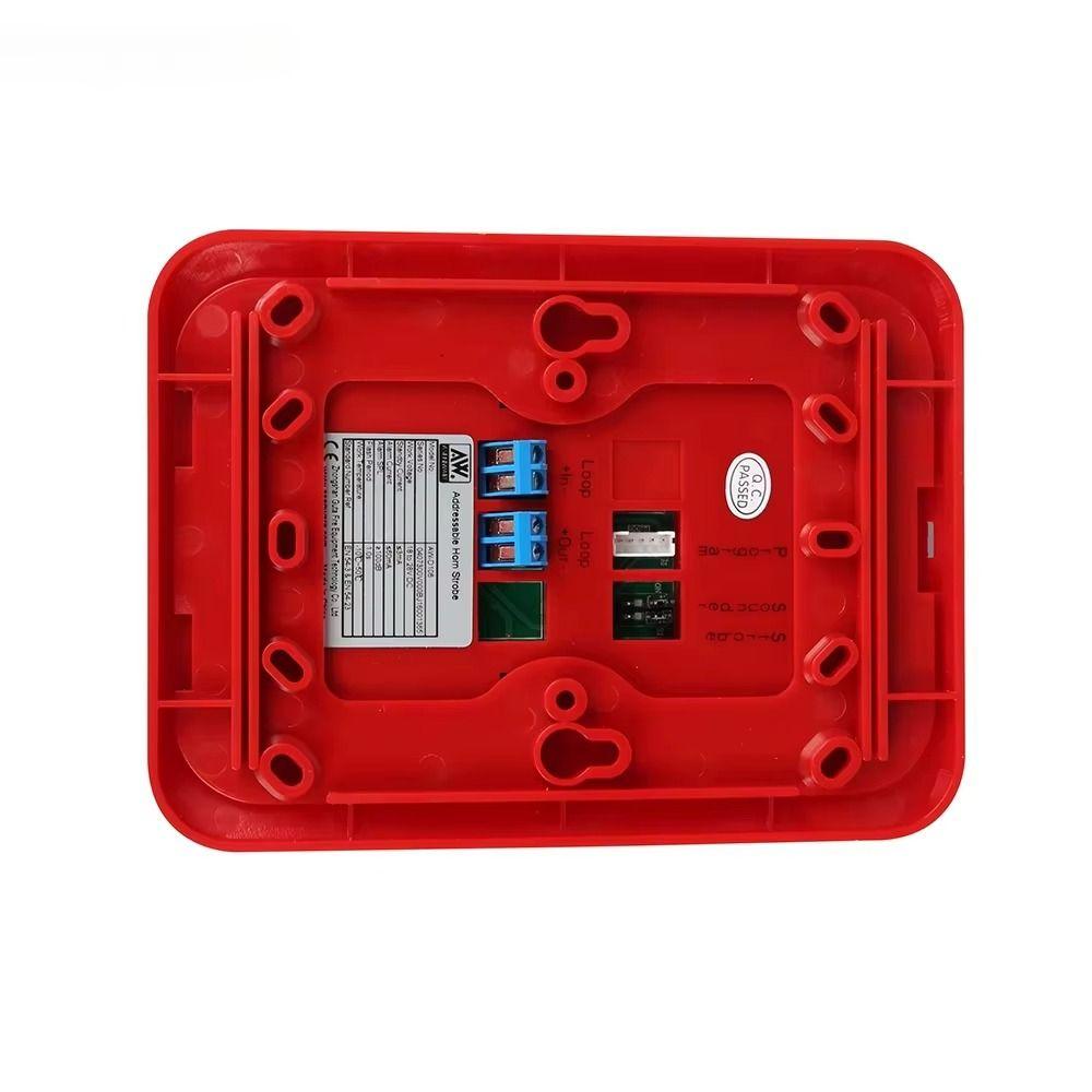 Strobe Light Wireless Fire Alarm Horn Alert Strobe Sounder Sound & Light Alarm  Office Environment