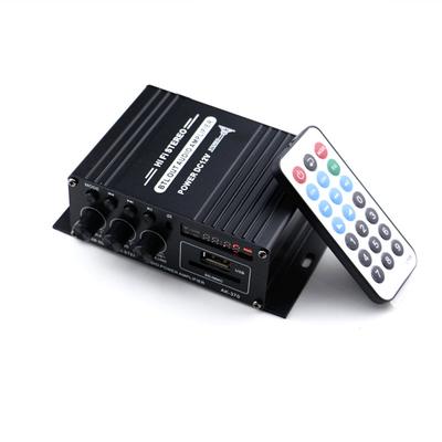 AK370 12V Mini-Audio-Leistungsverstärker BT Digitaler Audioempfänger AMP USB-Speicherkartensteckplatz MP3-Player