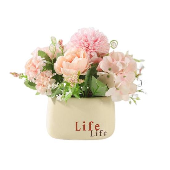 Simulation Bonsai Realistic Non-Withered Aesthetics Decorative Ins Rustic Sunflower Simulation Pot Table