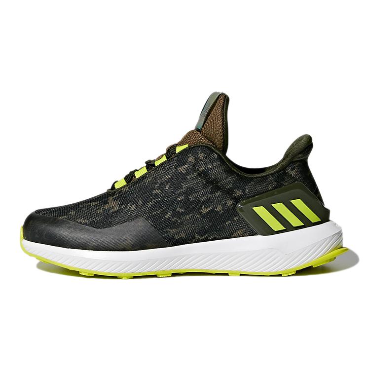 

Adidas Rapidarun Uncaged Wide K Slip Resistant Cushioning Breathable Low top Kids Running Shoes Olive Green Kids CP9844 30