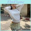 Spicy Spring 2025 New Girl Style White Strapless Pullover Tshirt Female Loose Casual Thin Versatile Tops