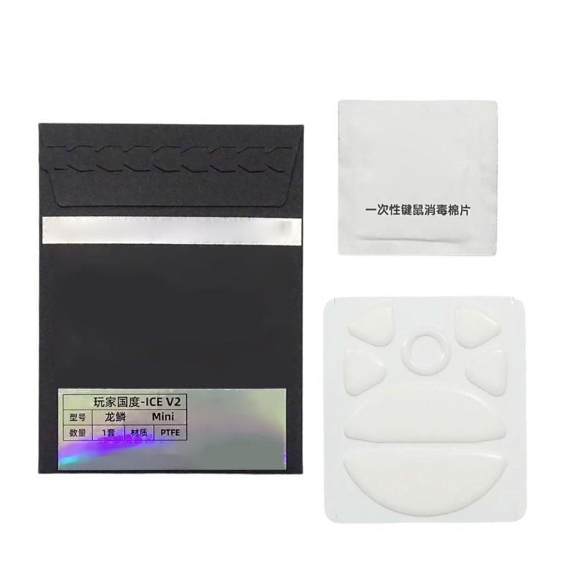 Esports Game Mouse Skates ICE Version Mouse Glides Feet For ROG Harpe Mini Mouse Stickers White