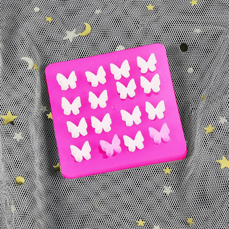 1 ks/sáček Formy z epoxidové pryskyřice ve tvaru motýla Přívěsek s přívěskem Silikonové formy Ultralehká hlína Ručně vyráběná forma na motýla