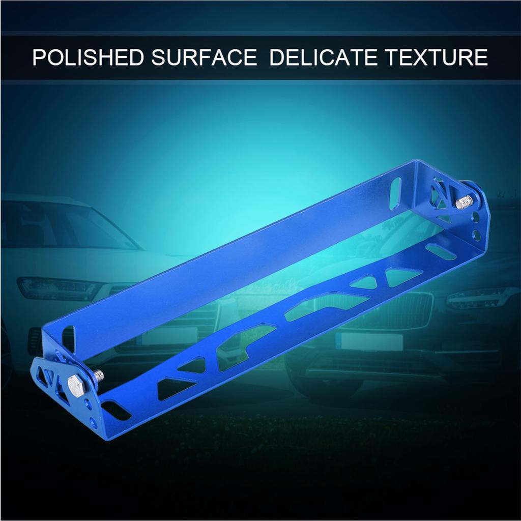   Car Styling Aluminum License Plate Frame   Racing Number Plate Holder Black