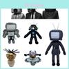 Skibidi Toilet Man Plush Cute And Soft Toy For Kids Animal Design 28cm Height