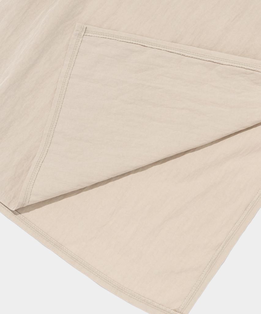 ROIDESROIS Wrap Nylon Long Skirt (Beige)