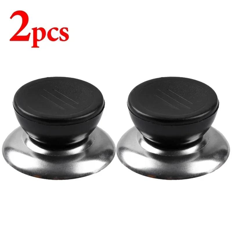 

4/1Pcs Kitchen Tools Replaceable Universal Pot Lid Handle Anti-Scalding Pot Lid Handle Pot Cover Head Kitchen Accessories Lid 2pcs