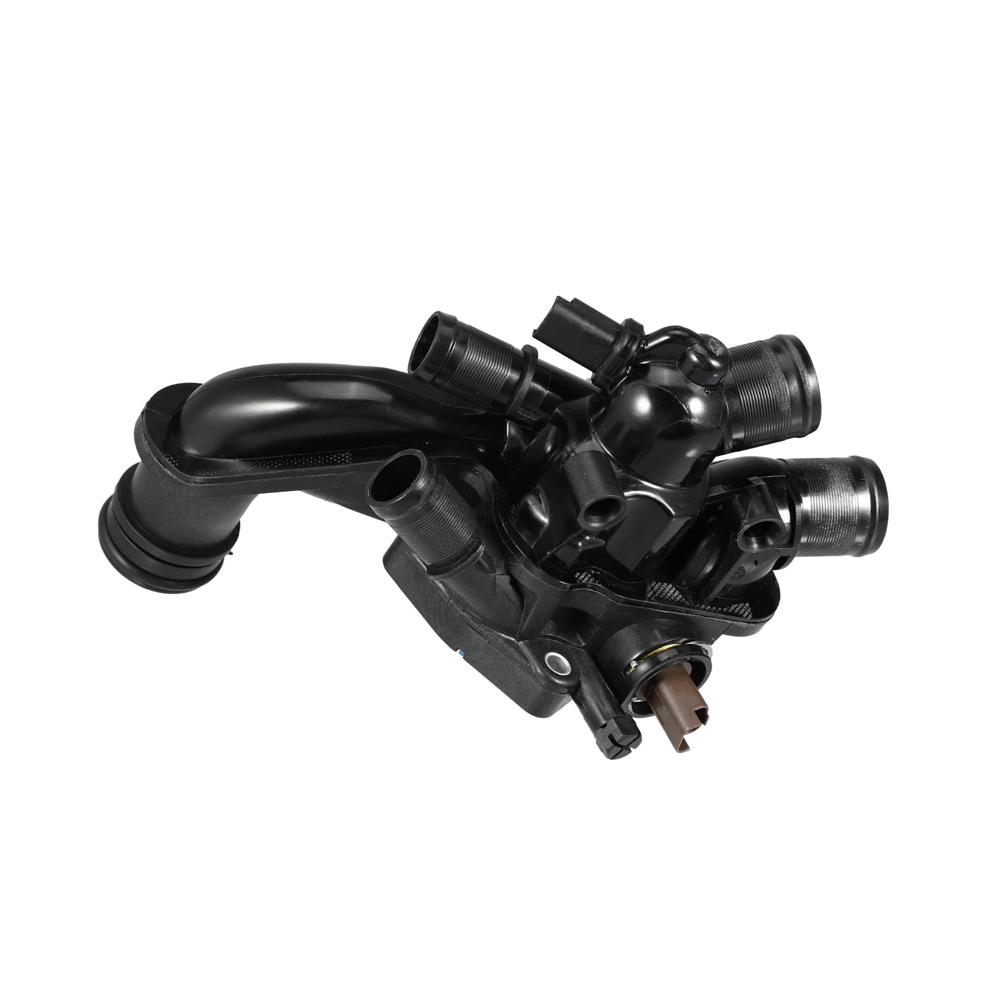 

ABSOPRO Engine Coolant Thermostat Housing Assembly Thermostat Housing for Mini Cooper Black 11-53-8-699-290 2007-2013, чёрный