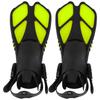 2Pcs Adjustable Swimming Fins Soft TPR Open Heel Long Diving Flippers for SnorkelingM