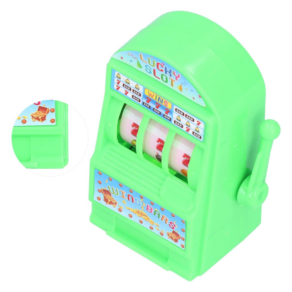 Mini Slot Machine Toy Lightweight Lucky Slot Machine Bank with Spinning Reel for Creative Festival Gift